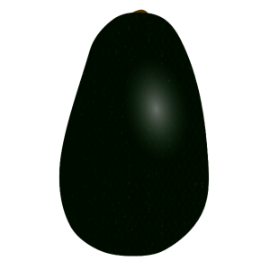 【FREE Vector】Ripe Avocado Illustration (Forest Butter / High Nutrition / Salad Ingredient) (Outline / No Outline) (Commercial Use OK / PNG Transparent)