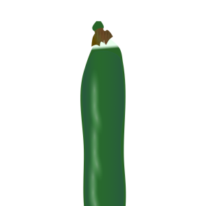 【FREE Vector】Green Pea Pod Illustration (Garden Pea / Edible Pea / Legume) (Outline / No Outline) (Commercial Use OK / PNG Transparent)