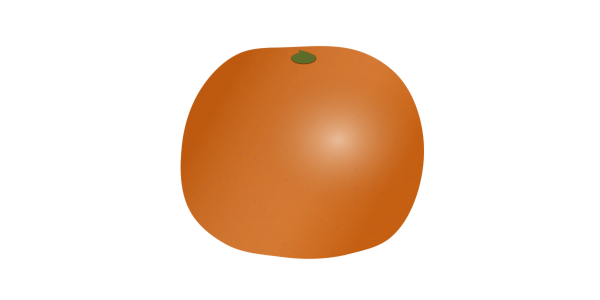【FREE Vector】Orange Citrus Fruit Illustration (Round Fruit / Juice / Dessert / Vitamin C) (Commercial Use OK / PNG Transparent)