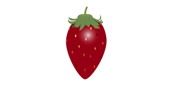 【FREE Vector】Red Strawberry Illustration (Sweet Fruit / Spring Fruit / Dessert) (Commercial Use OK / PNG Transparent)