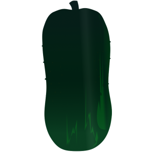 【フリー素材】加賀太きゅうり（加賀野菜/伝統野菜/太きゅうり/金沢）のイラスト(商用利用可・透過PNG)