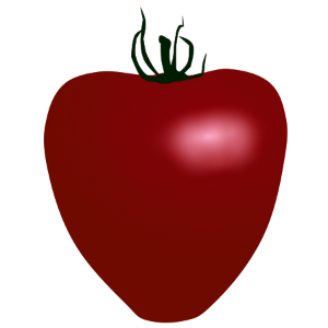 【FREE Vector】Heart-shaped Mini Tomato "Tomato Berry" Illustration (Popular Variety / Rare Tomato / Food Education) (Commercial Use OK / PNG Transparent)