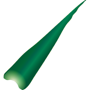 【FREE Vector】Aloe Vera Leaf Illustration (Beauty and Health Food Ingredient) (Commercial Use OK / PNG Transparent)