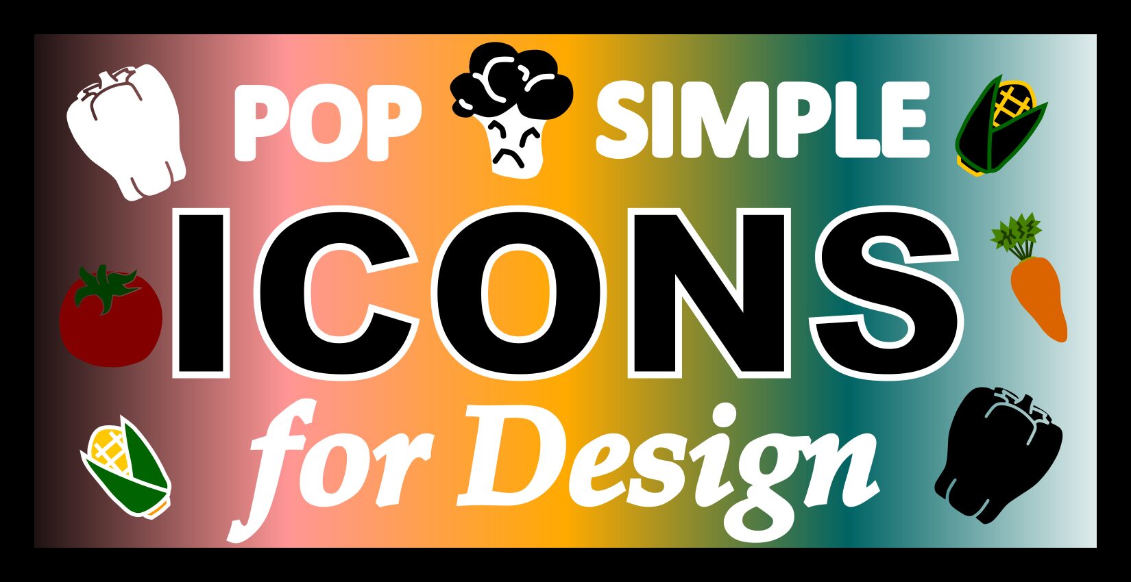 Icon Illustration Collection | Simple Pop-style illustrations perfect for design