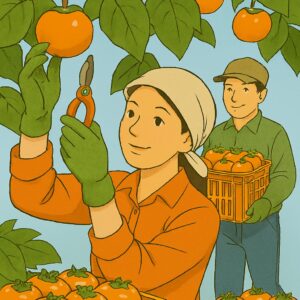 Persimmons × Harvest The Persimmon Harvester