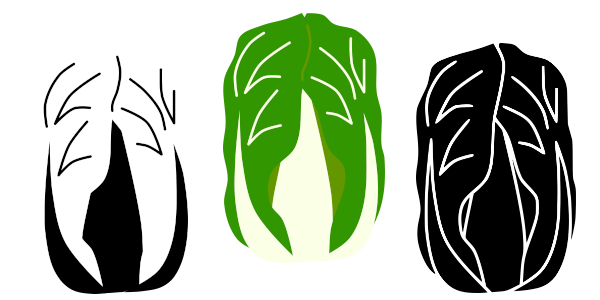 Chinese Cabbage Icons Collection