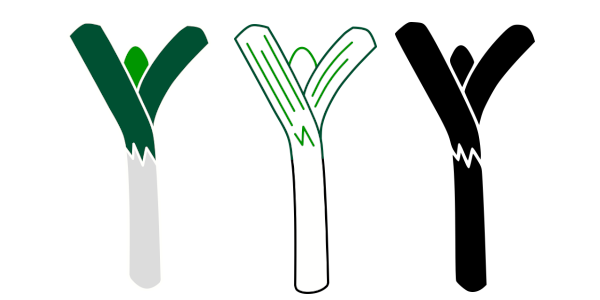 Welsh Onion Icons Collection