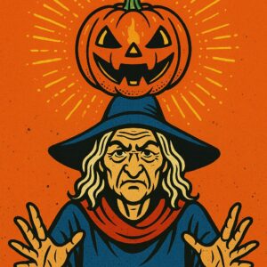 Pumpkin × Witch × Fantasy The Witch Giving Her All to Jack-o'-Lantern