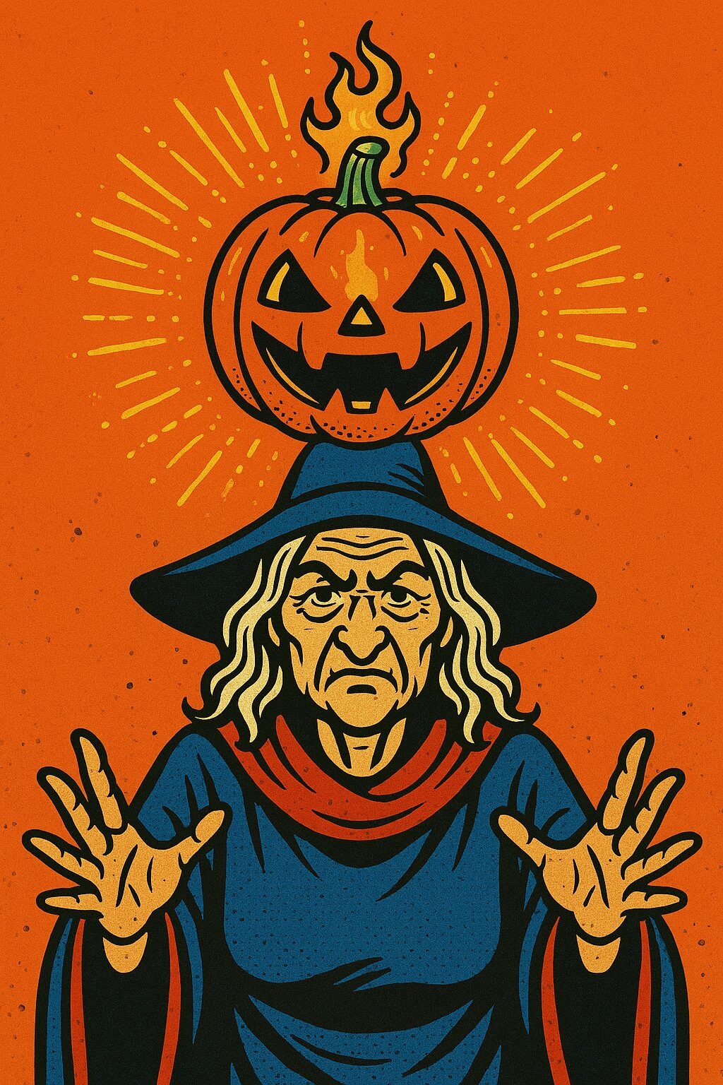 Pumpkin × Witch × Fantasy The Witch Giving Her All to Jack-o'-Lantern